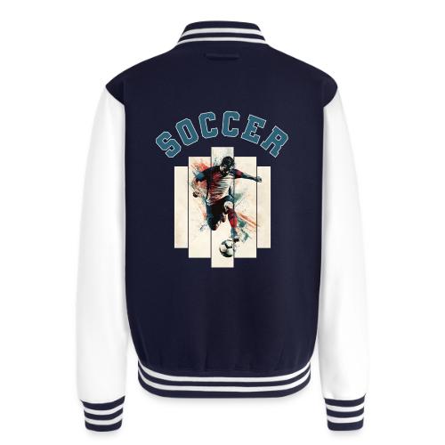 Soccer Vibes - Unisex College Sweat Jacket
