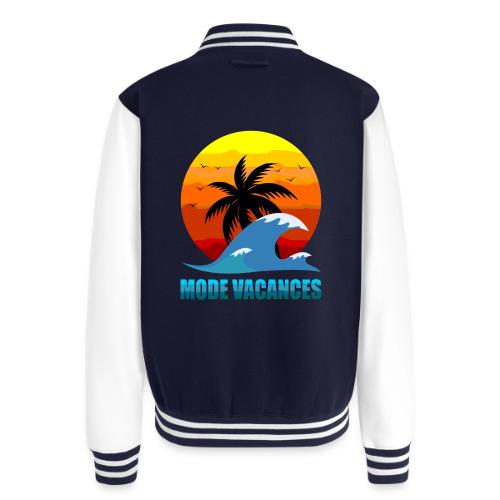 Vacation Mode: Tropical Escape - Unisex College Sweat Jacket
