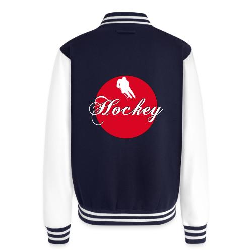 Hockey: Puck Zone - Unisex College Sweat Jacket