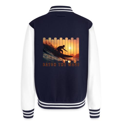 Surfing: Catch the Wave - Unisex College Sweat Jacket