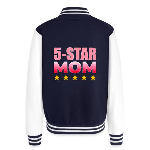 Five Stars Mom - Unisex College Sweat Jacket