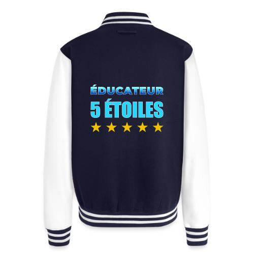Éducateur 5 Étoiles - Unisex College Sweat Jacket