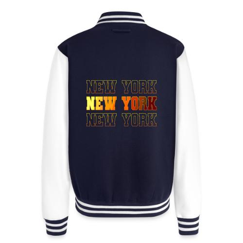 New York Varsity Echo - Unisex College Sweat Jacket