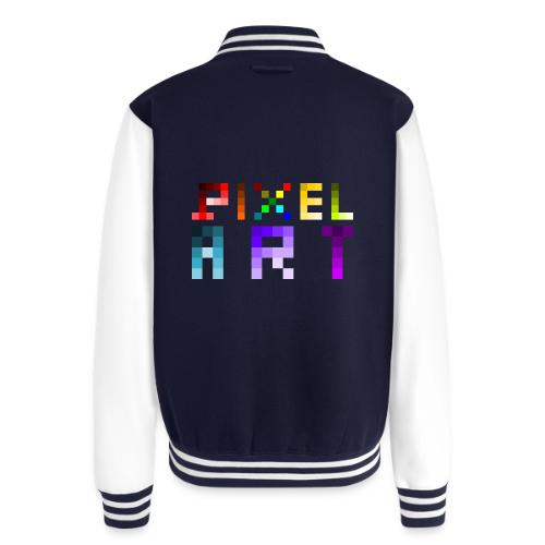 Pixel Art Spectrum - Unisex College Sweat Jacket