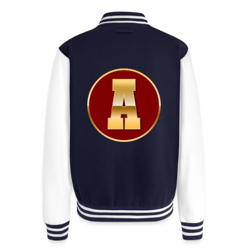 Letter A – Capital Varsity Alphabet Monogram - Unisex College Sweat Jacket