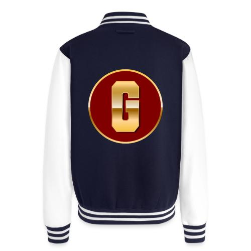 Letter G – Capital Varsity Alphabet Monogram - Unisex College Sweat Jacket