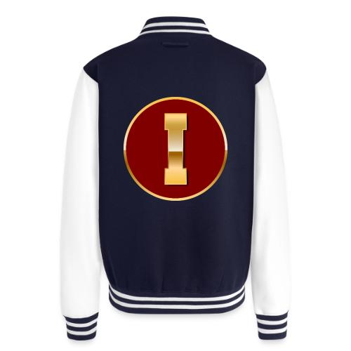 Letter I – Capital Varsity Alphabet Monogram - Unisex College Sweat Jacket
