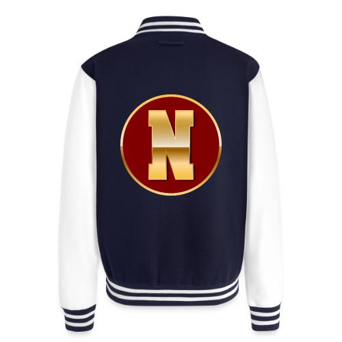 Letter N – Capital Varsity Alphabet Monogram - Unisex College Sweat Jacket