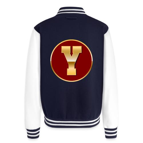 Letter Y – Capital Varsity Alphabet Monogram - Unisex College Sweat Jacket