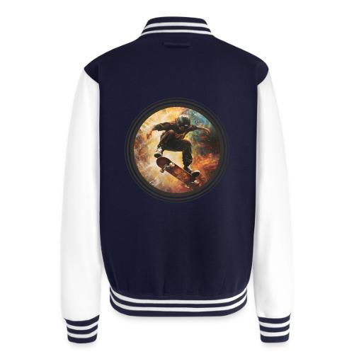 Skateboarding Flow - Unisex College Sweat Jacket