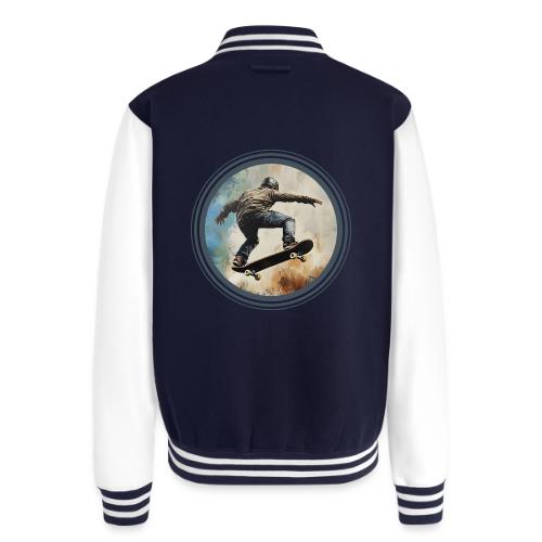 Skateboarding Energy - Unisex College Sweat Jacket