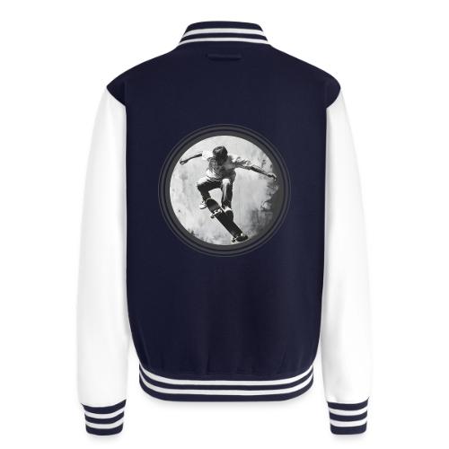 Skateboarding Vibes Only - Unisex College Sweat Jacket