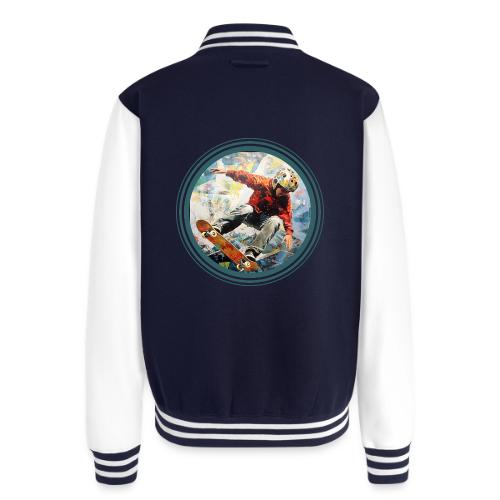 Skateboarding Fuel - Unisex College Sweat Jacket