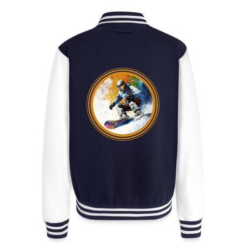 Snowboarding Dreams - Unisex College Sweat Jacket