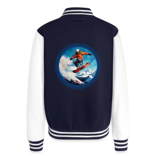 Snowboarding Vibes - Unisex College Sweat Jacket