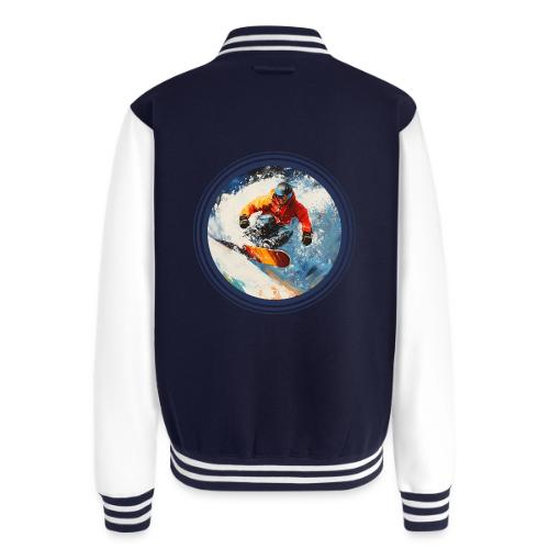 Snowboarding Rebel - Unisex College Sweat Jacket
