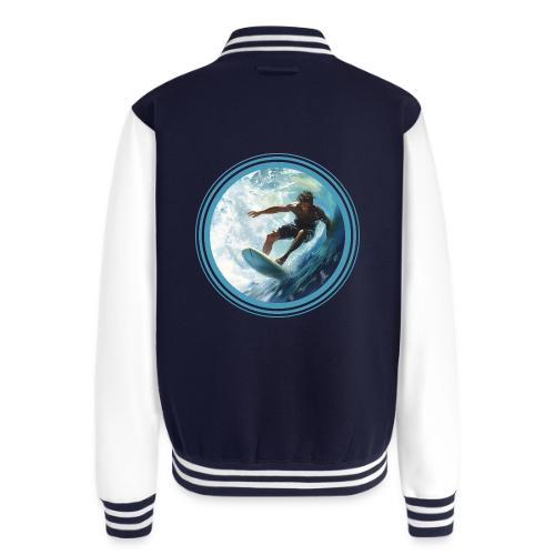 Surfing Freedom - Unisex College Sweat Jacket
