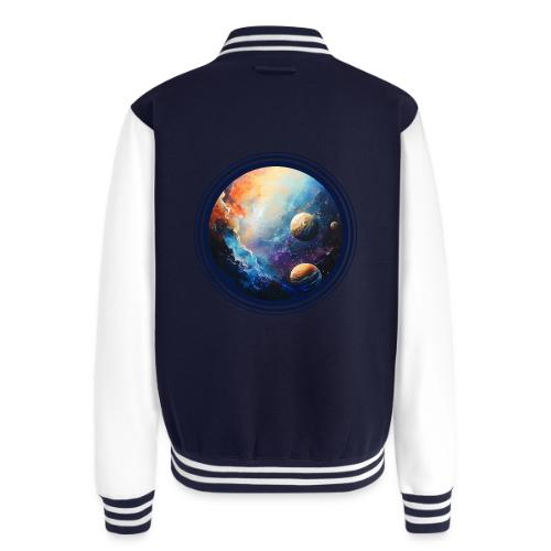 Nebula of Planets - Unisex College Sweat Jacket