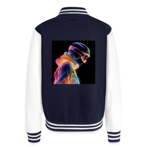 Snowboarding: Neon Gravity Ride - Unisex College Sweat Jacket