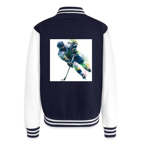 Hockey: Frozen Motion - Unisex College Sweat Jacket