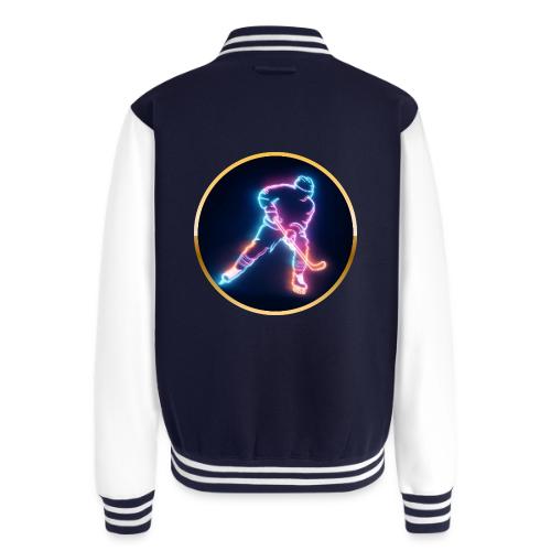 Golden Neon Hockey - Unisex College Sweat Jacket