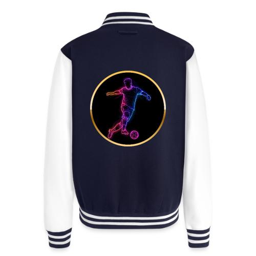 Neon Soccer Flow - Unisex College Sweat Jacket