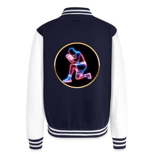 Neon Boxing Focus - Unisex College Sweat Jacket