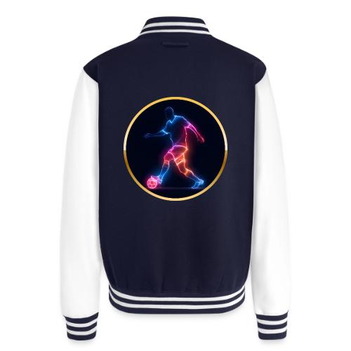 Soccer: Electric Kick Ring - Unisex College Sweat Jacket