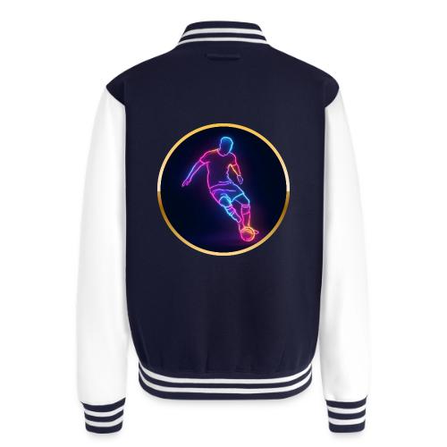 Soccer: Neon Golden Goal - Unisex College Sweat Jacket
