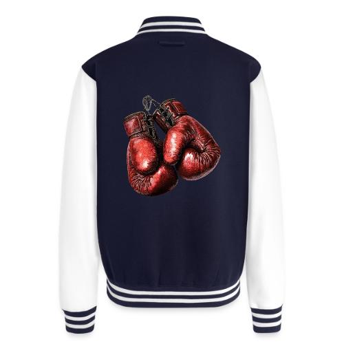 Legacy Boxing Gloves - Unisex College Sweat Jacket