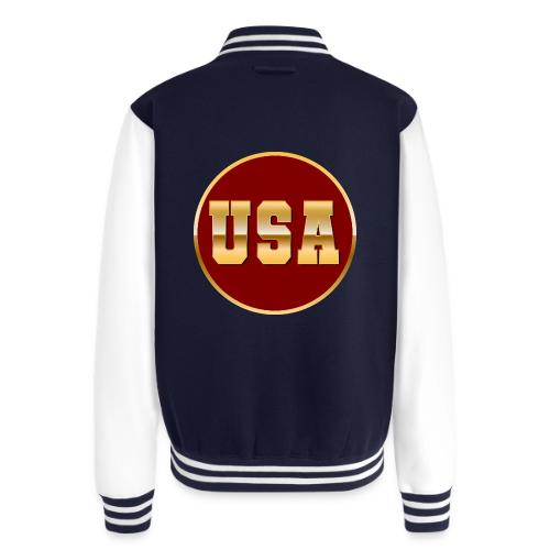 Golden USA Seal - Unisex College Sweat Jacket