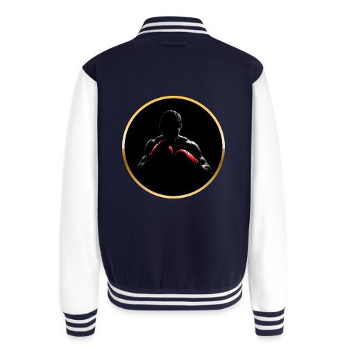 Boxing: Crimson Gloves Fighter - Unisex College Sweat Jacket