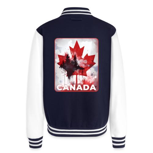 Canada's Maple Leaf Pride - Unisex College Sweat Jacket