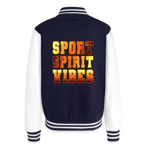 Sport Spirit Vibes Gradient - Unisex College Sweat Jacket