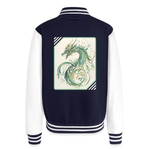 Brush of the Dragon - Unisex College Sweat Jacket