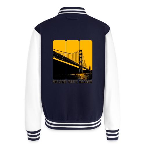 Golden Gate Bold Icon - Unisex College Sweat Jacket