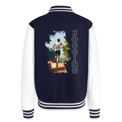 Jogging Vibes - Unisex College Sweat Jacket