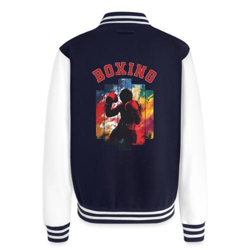 Boxing Warrior - Unisex College Sweat Jacket