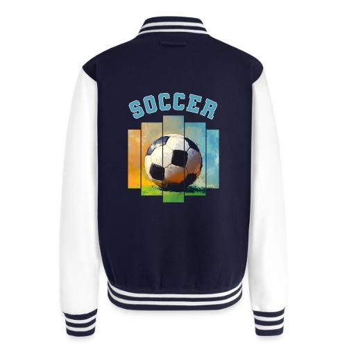 Soccer Ball Vibes - Unisex College Sweat Jacket