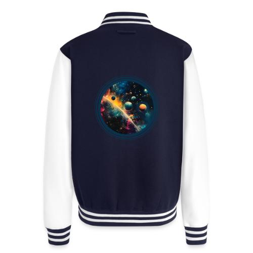 Painted Planetscape - Unisex College Sweat Jacket