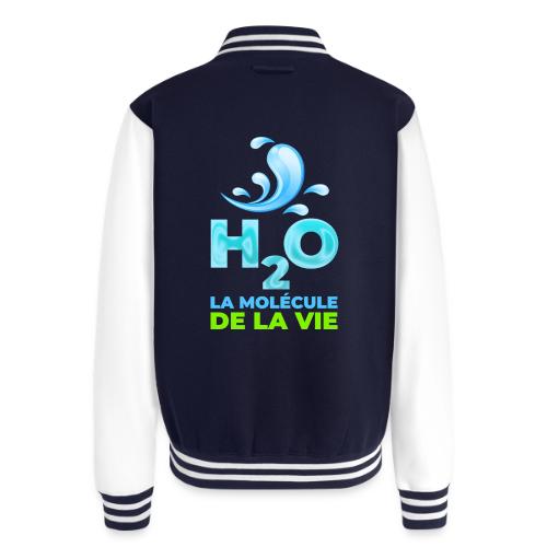 The molecule of life - Unisex College Sweat Jacket
