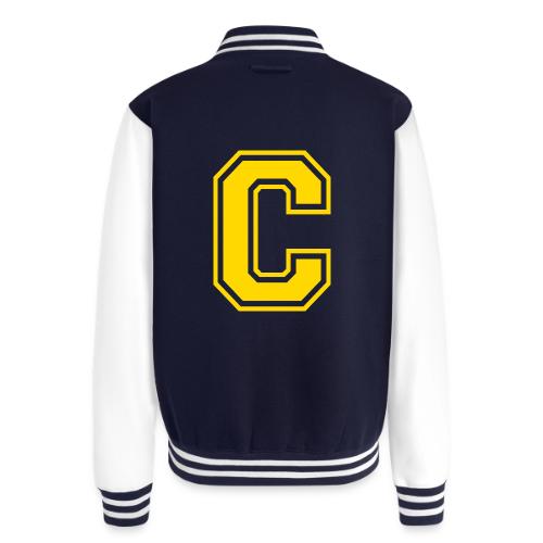 Letter C – Capital Athletic Alphabet Monogram - Unisex College Sweat Jacket