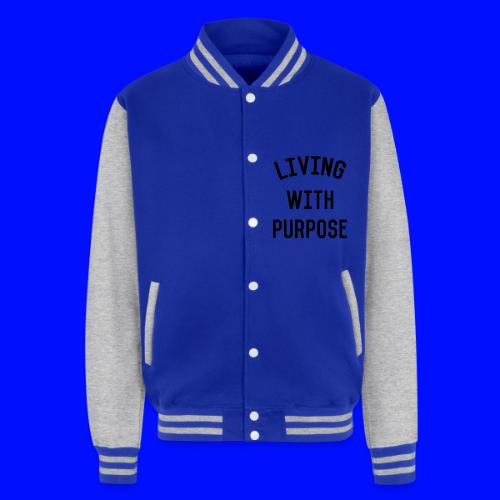 Living with purpose - Unisex College Sweat Jacket