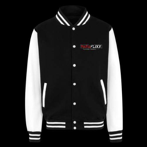 PARAFlixx White Grunge - Unisex College Sweat Jacket