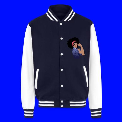 Naturally revolutionary we can do it - Unisex College Sweat Jacket