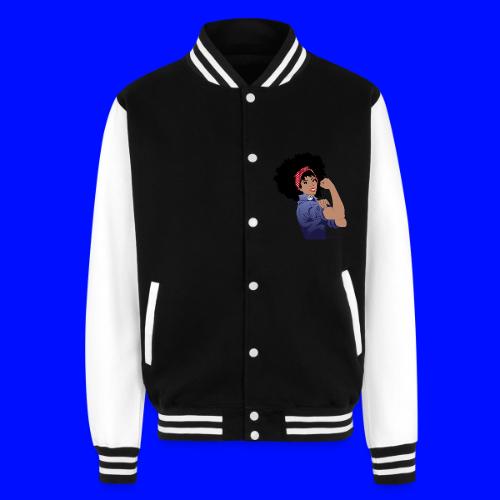 Naturally revolutionary we can do it - Unisex College Sweat Jacket