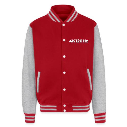 White 4K120Hz Collection - Unisex College Sweat Jacket