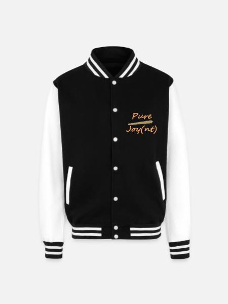 Pure Joy(nt) - Unisex College Sweat Jacket - black/white