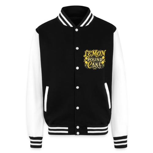 Lemon Pound Cake Vintage Flourish - Unisex College Sweat Jacket