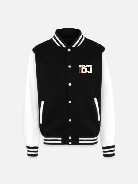 Pioneer red white - Unisex College Sweat Jacket - black/white